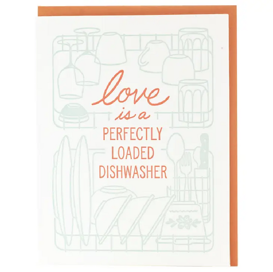 Loaded Dishwasher Love Card