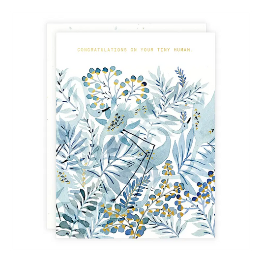 Tiny Human Congratulations Card