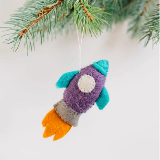 Rocketship Ornament