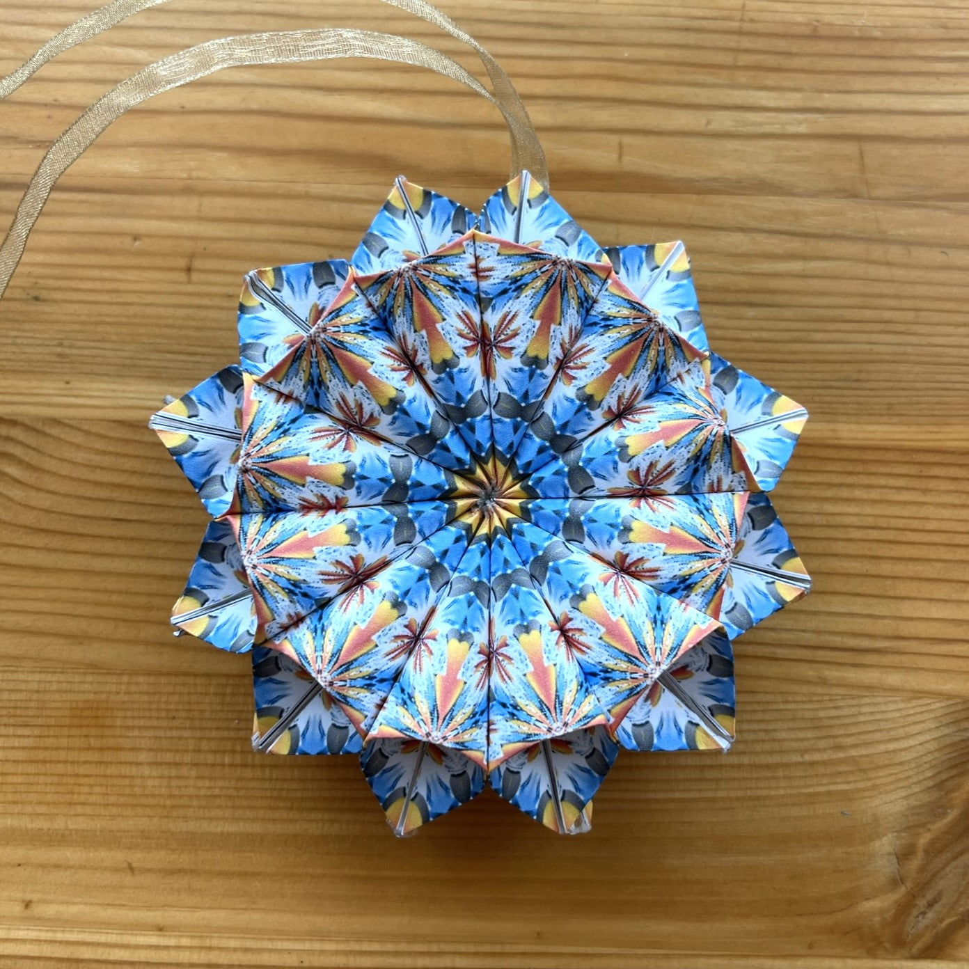 Hand-Painted Origami Ornaments