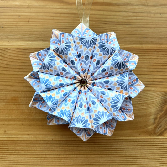 Hand-Painted Origami Ornaments