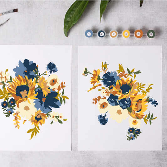 Paint by Number: Sunflower Garden