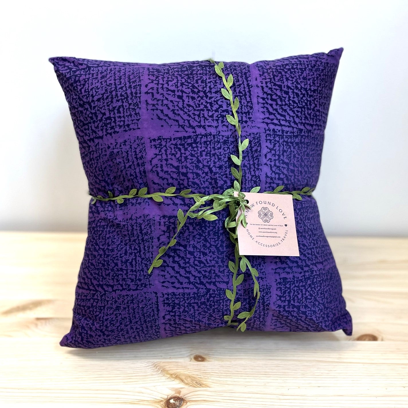 Pillows (set of 2) - Purple Pattern