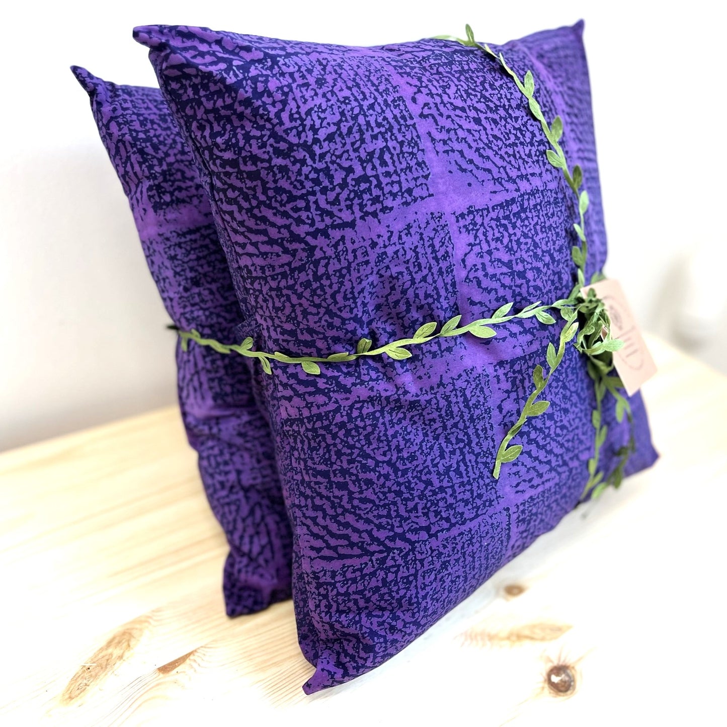 Pillows (set of 2) - Purple Pattern