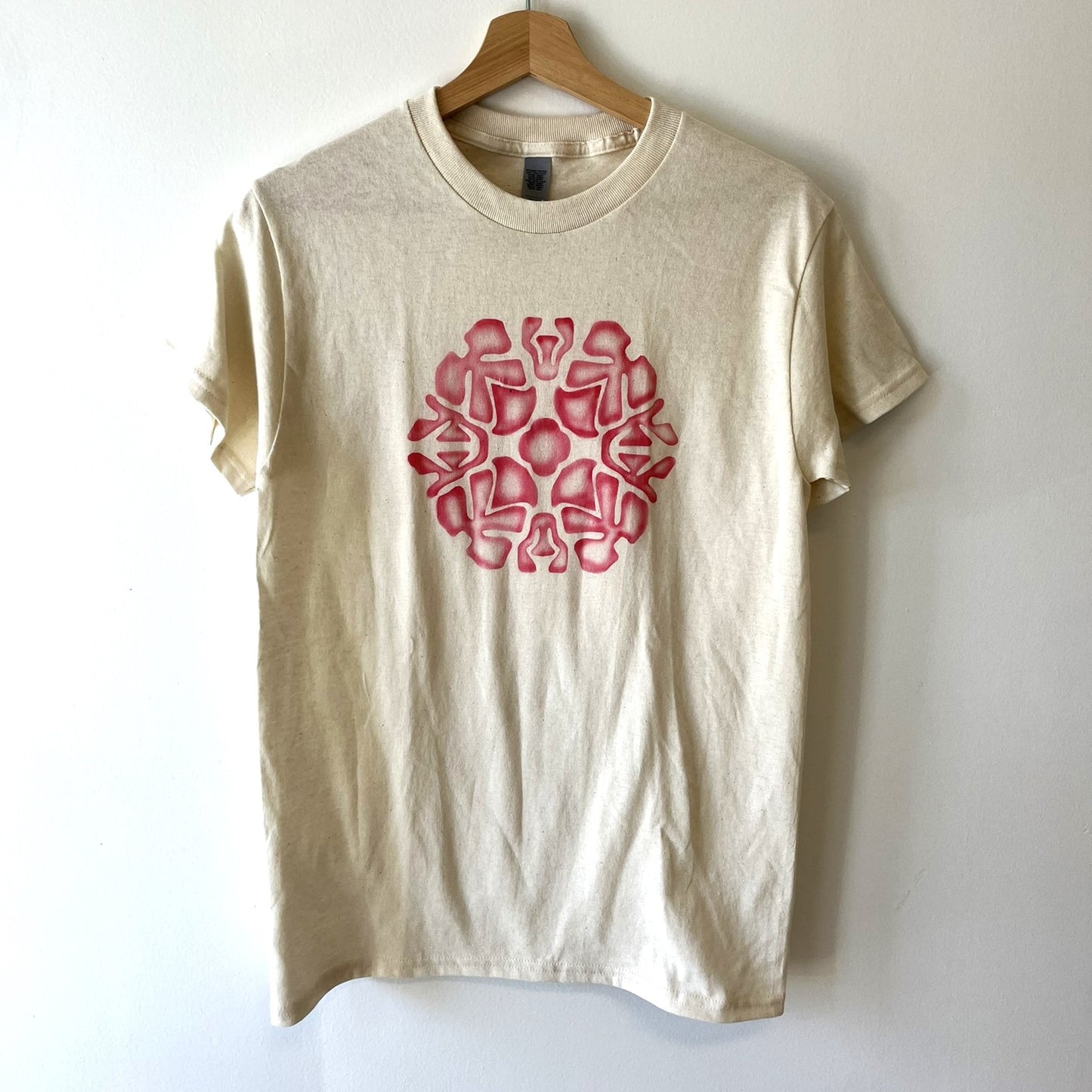 David House T-Shirt - Pink on White