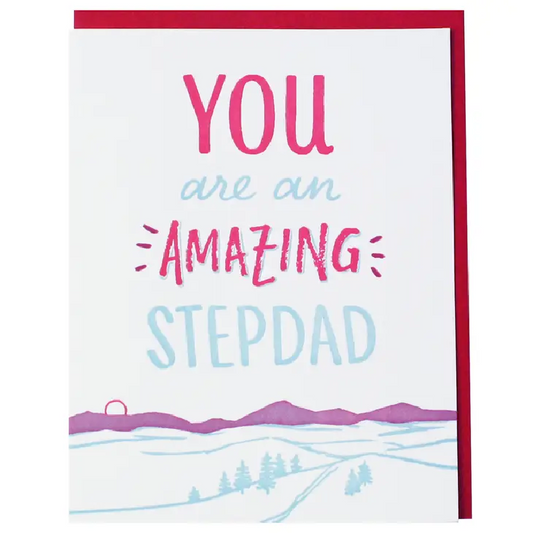 Father's Day Card - Amazing Stepdad