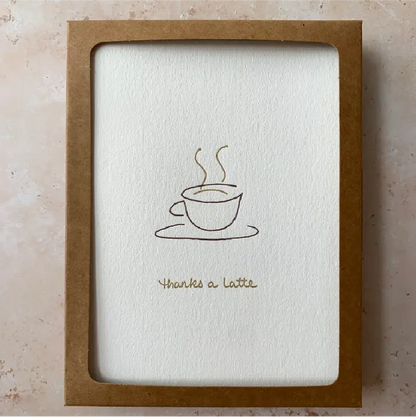 Thanks a Latte Cards (Set of 6)