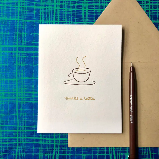 Notecards - Thanks a Latte (Set of 6)