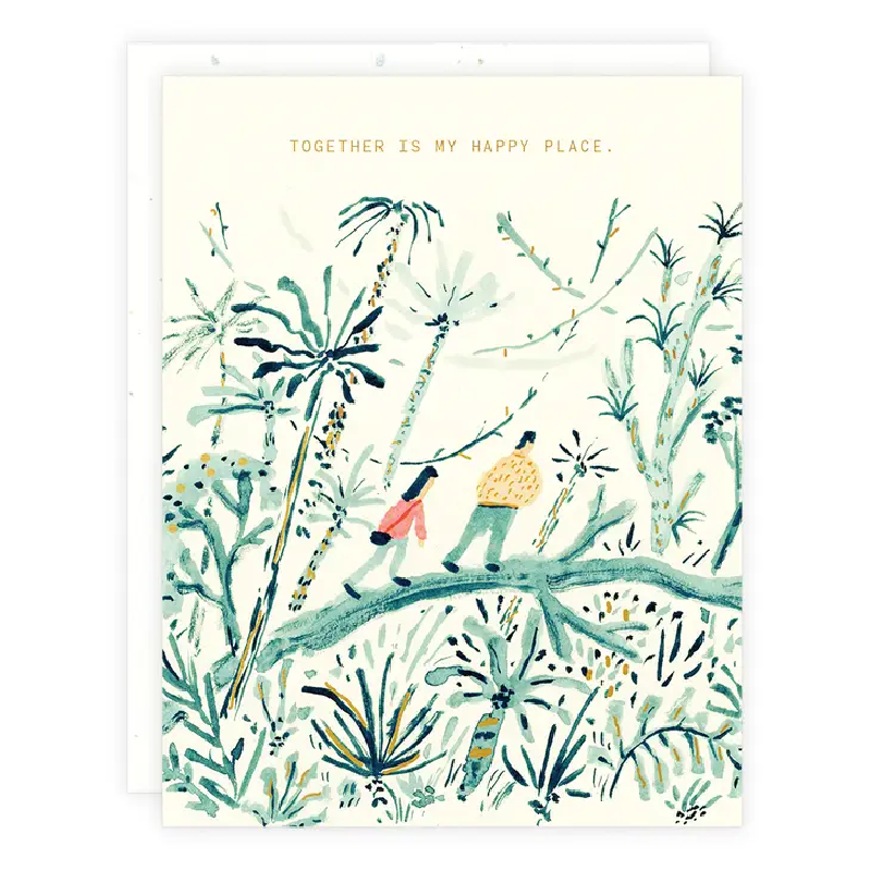 Greeting Card - Together is my Happy Place