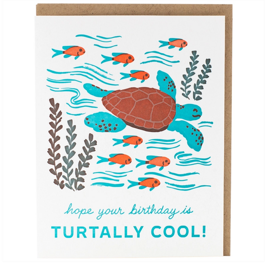 Birthday Card - Sea Turtles