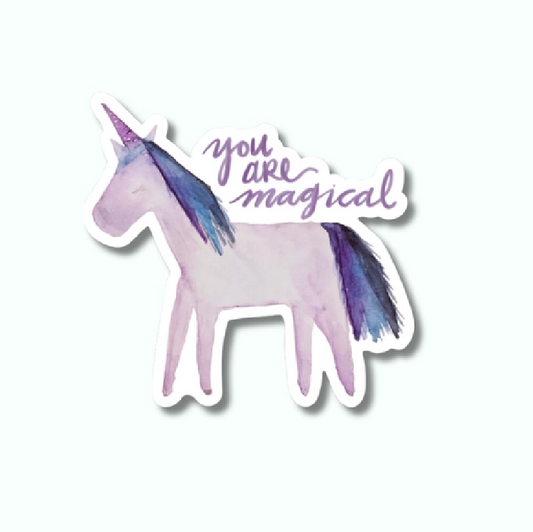 You Are Magical Unicorn Sticker