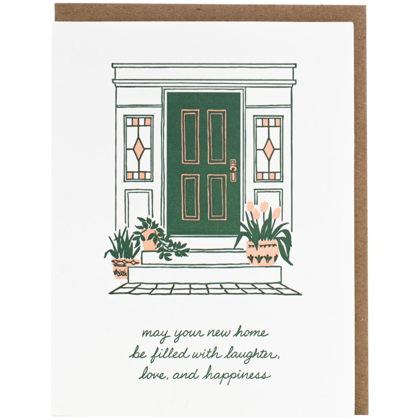 Housewarming Card - Green Door
