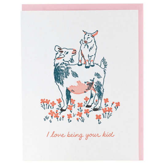 Mother's / Father's Day Card - Goat Kid